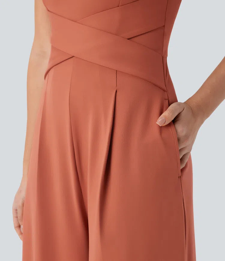 ColaSuit™ X - Abito casual senza schienale con tasche laterali e vita a X