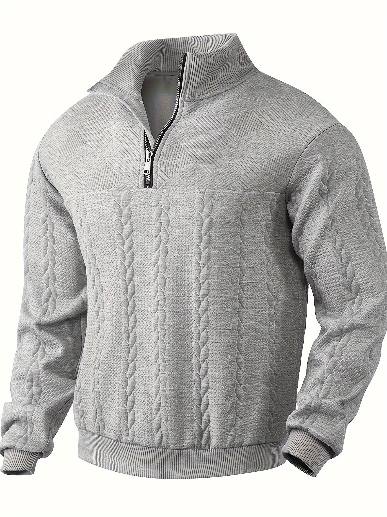 Rafael - Maglia da uomo vintage con cerniera