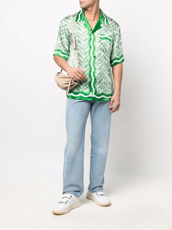 Casablanca Ping Pong monogram-print shirt