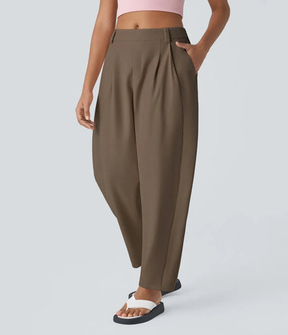 ColaTek Air V3™ - Pantaloni larghi con cintura alta, tasche laterali e gamba a barile