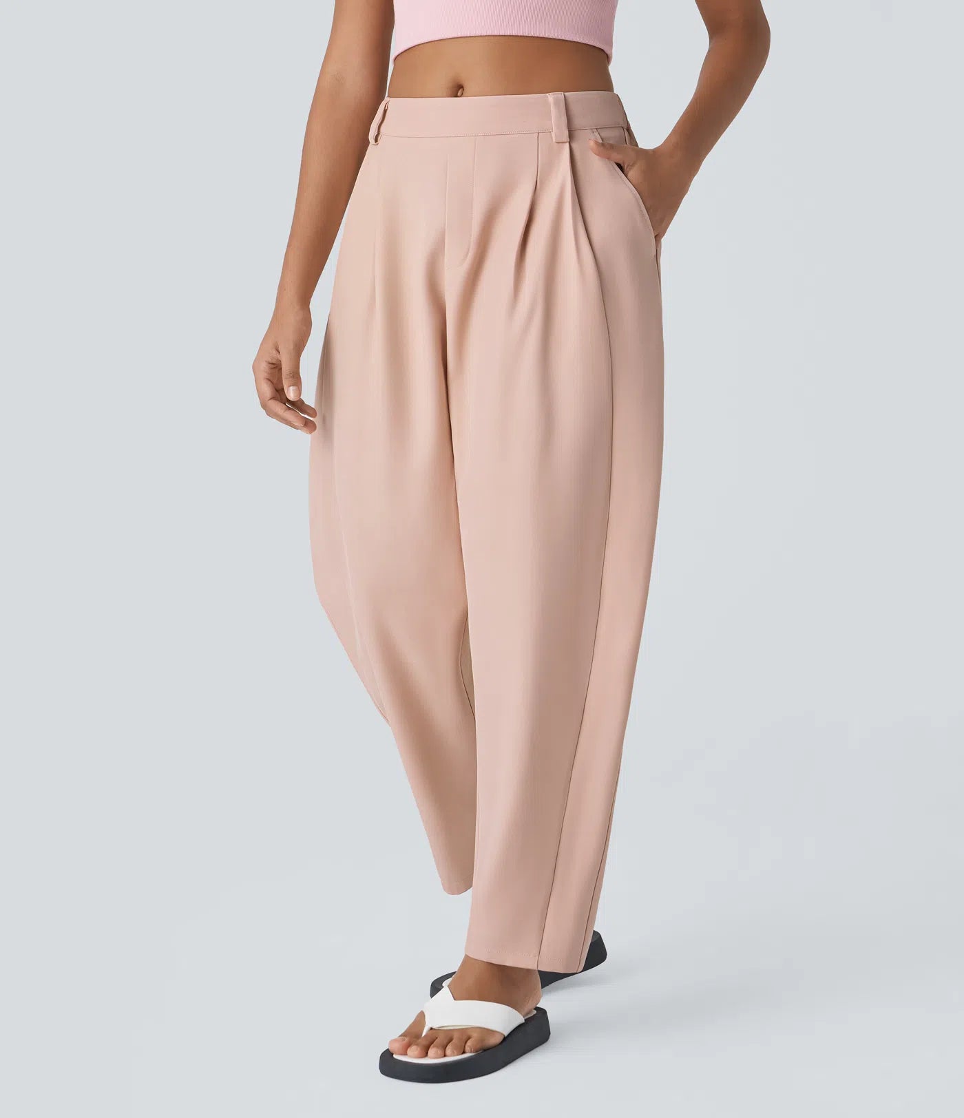 ColaTek Air V3™ - Pantaloni larghi con cintura alta, tasche laterali e gamba a barile