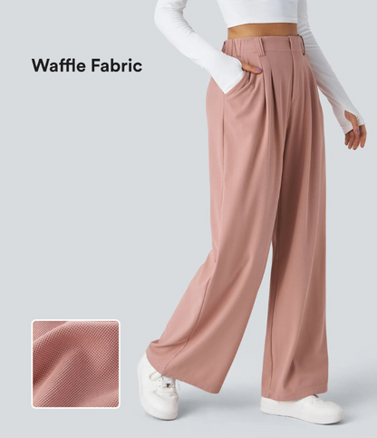 ColaTek Air V2™ - Pantaloni svasati con cintura alta e tasche laterali