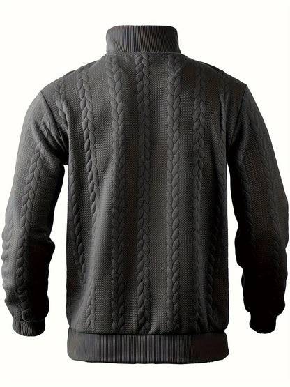 Rafael - Maglia da uomo vintage con cerniera