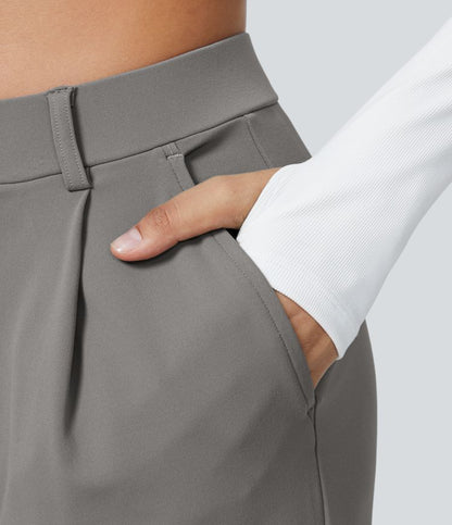 Pantaloni svasati ColaTek Air™ con cintura alta e tasche laterali con zip