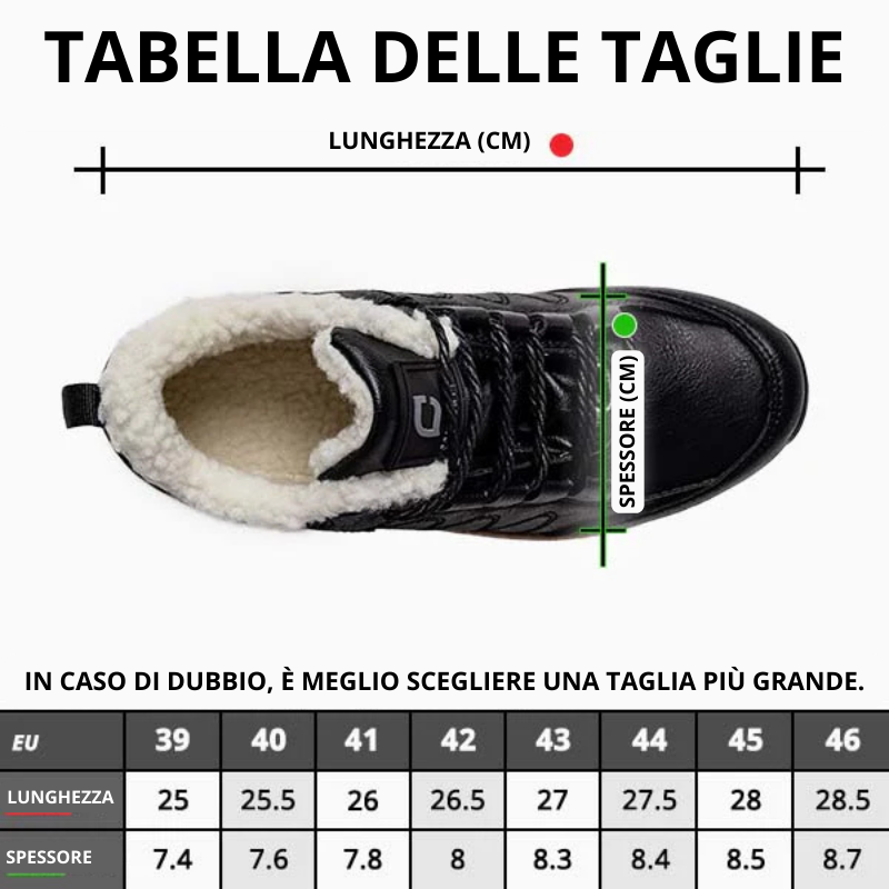 HANDSOMEWALK® – SCARPA INVERNALE UOMO