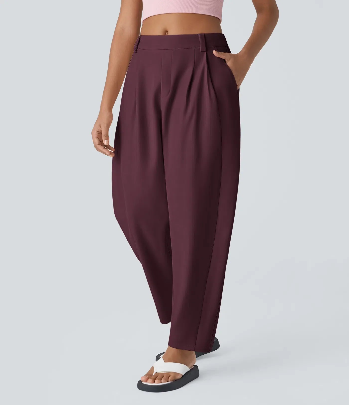 ColaTek Air V3™ - Pantaloni larghi con cintura alta, tasche laterali e gamba a barile