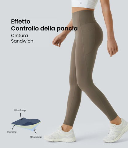 ColaLeg™ - Leggings Butt-Lifting con vita alta, tasche laterali, modellate per l'allenamento