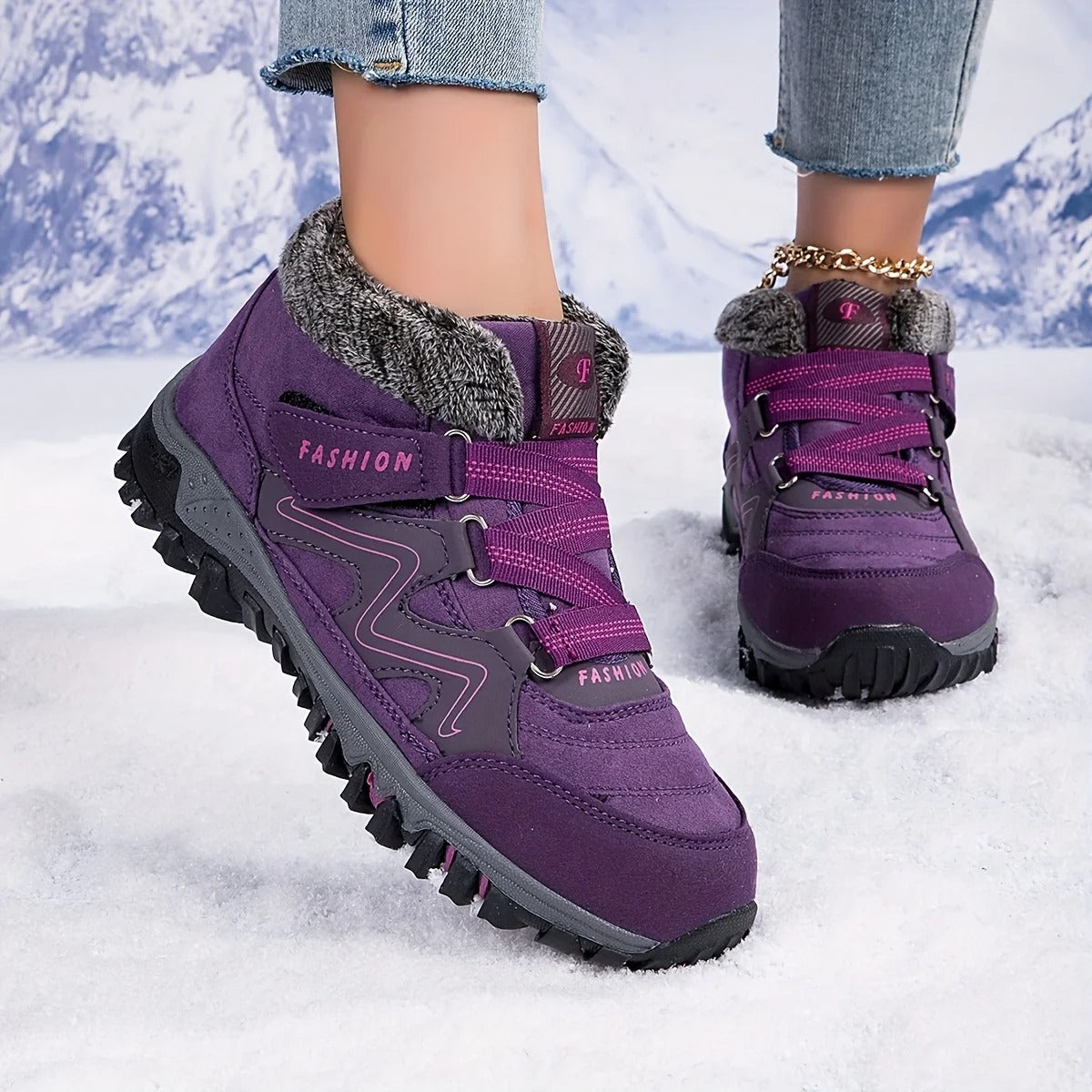 Stivali antiscivolo caldi e confortevoli per le donne