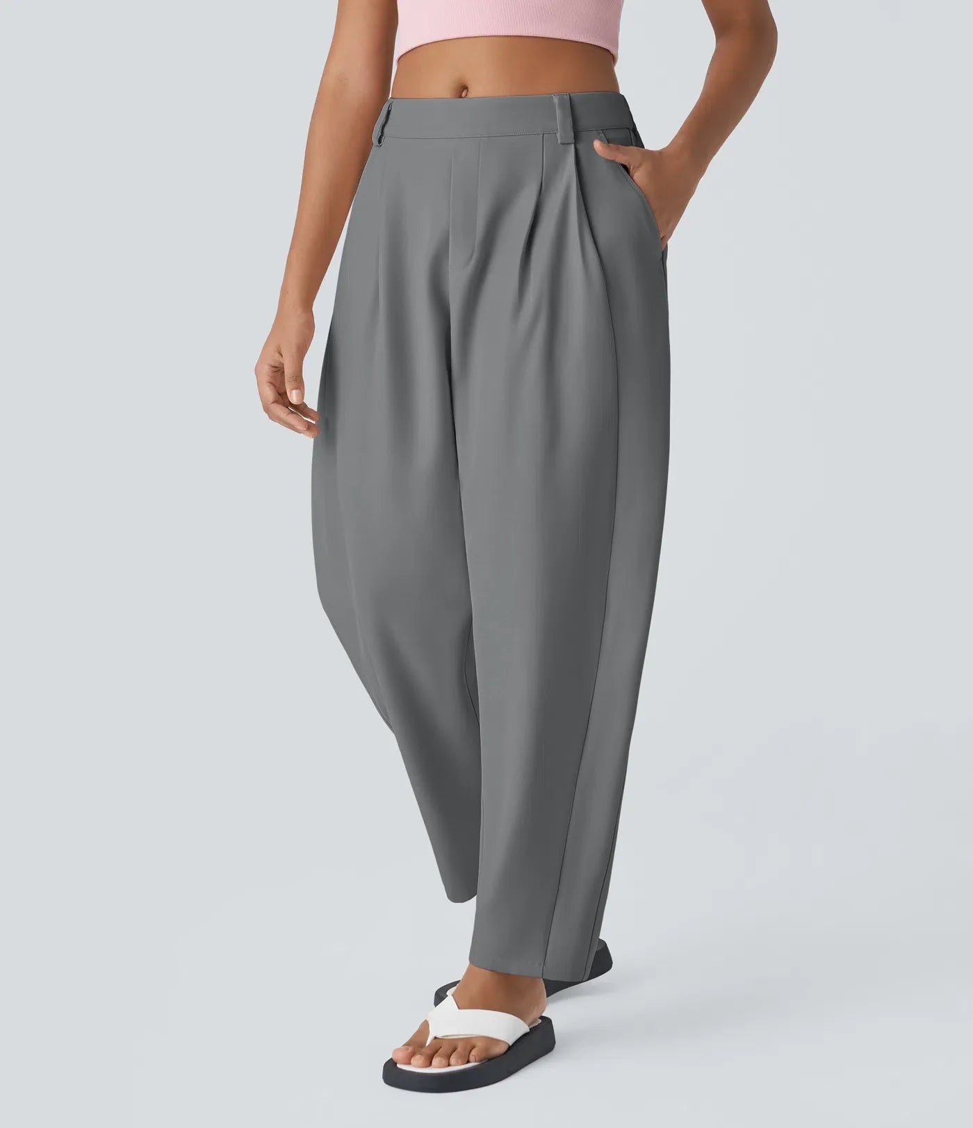 ColaTek Air V3™ - Pantaloni larghi con cintura alta, tasche laterali e gamba a barile