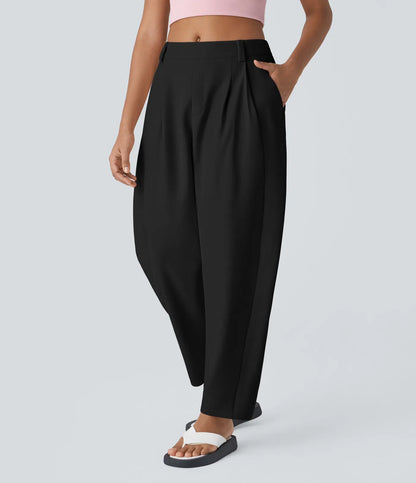 ColaTek Air V3™ - Pantaloni larghi con cintura alta, tasche laterali e gamba a barile